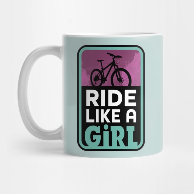 Ride Your Bike Like a Mountain Bike Girl by NeddyBetty